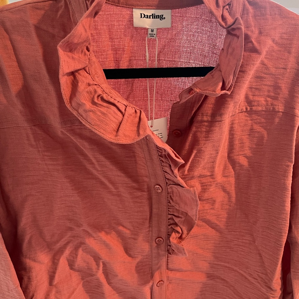 Darling Women's Ruffled Pink Top